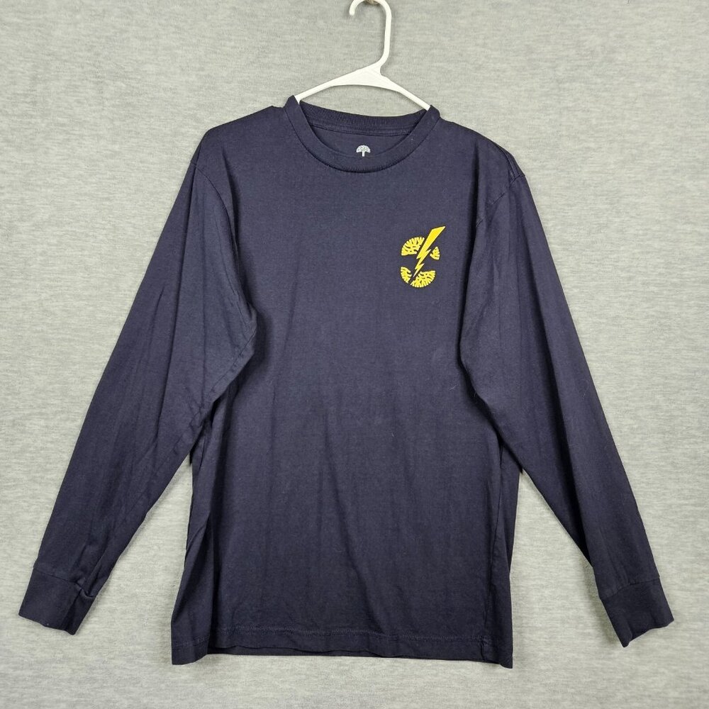 Oaklandish Unisex Adult Navy Blue Crew Neck Long Sleeve T-shirt Size M
